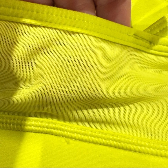Athletic Works Sports Bra DRI-MORE TECH Bright Yellow Tie-Dye Women Sz XS - Picture 8 of 8